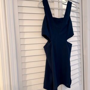 19 Cooper navy blue dress with cutout sides